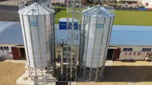 Grain Rice Silo Flour Silo Manufacturers For Animal Feed 100 Ton 500 Ton Grain Silos Prices