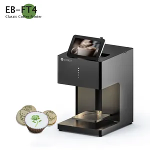 EVEBOT EB-FT4 Fantasia 커피 프린터 Selfie 에스프레소 카푸치노 비스킷 마카롱 케이크 파이 와이파이 카메라 디지털 식품 프린터