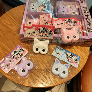 Slow Rising <b>Squishy</b> <b>Cat</b> Roll Stress Relief Toy Cute Multicolor Shapes Squeeze Stress Relief Toy - Product Image 6