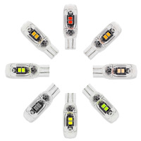 Yosovlamp Car LED Indicador de ancho T10 5W5 Luz de matrícula 5SMD Luz de lectura