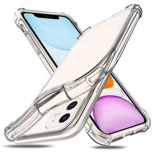 Per il <span class=keywords><strong>iphone</strong></span> di <span class=keywords><strong>apple</strong></span> 12 12 <span class=keywords><strong>pro</strong></span>/12 max/12 <span class=keywords><strong>pro</strong></span> max TPU del telefono mobile chiaro caso di trasporto 5.4 /6.1/6.7 pollici antiurto - Product Image 1