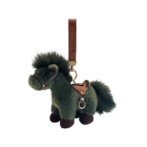 Adorno Colgante de Peluche con Forma de Caballo, Relleno de Algodón PP, 13cm de Altura, para el Año del Caballo, Venta Caliente al por Mayor y al por Menor, para Colgar en Bolsos - Product Image 4