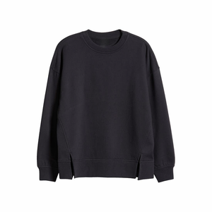 เสื้อกีฬาผ้าฟลีซของผู้หญิงเสื้อสวมหัวแขนยาวเสื้อโอเวอร์ไซส์พิมพ์ลายกรดออกแบบได้ตามต้องการฤดูใบไม้ร่วง - Product Image 1