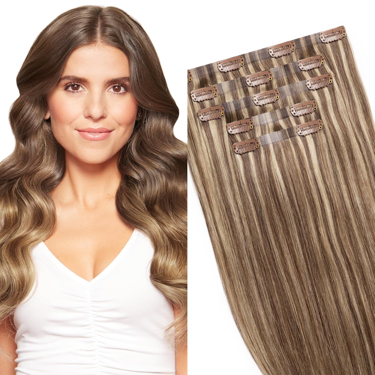 Balayage brun cendré