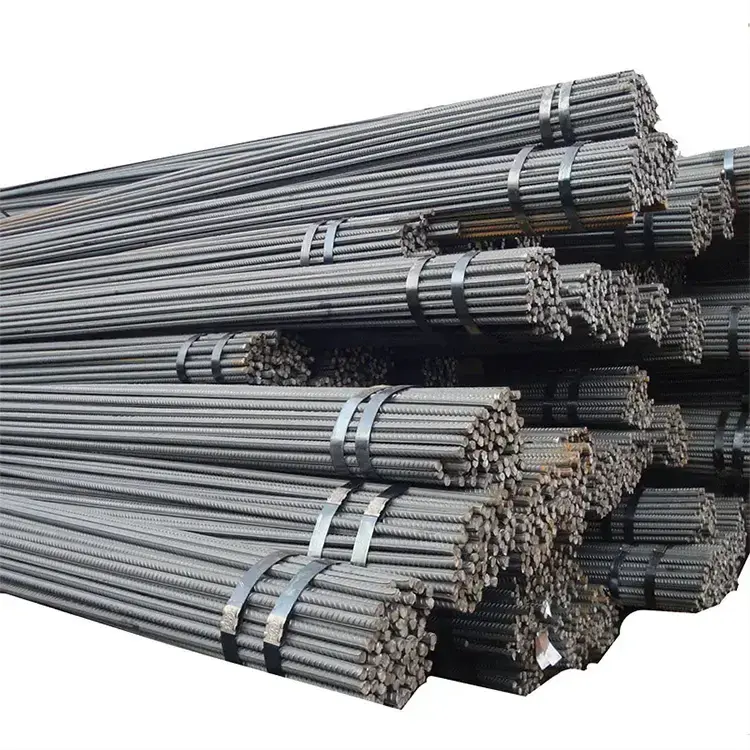 Batang penguat Rebar baja cacat batang besi HRB400 HRB500 10mm 12mm 16mm 25mm Rebar baja cacat dari Cina