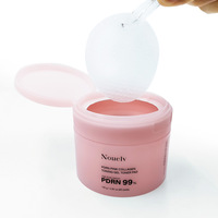 PDRN Gel Tonifiant au Collagène Rose, Masque Facial Hydratant en Tampon Compressé, Boîte de 60 Pièces, Soin Quotidien Apaisant pour la Peau