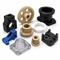 Fabricant de composants en plastique d'ingénierie sur mesure, usinage CNC de précision, PEEK, POM, Nylon, PTFE, ABS