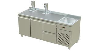 Refrigerador Dispensador de Cerveza para Pub, de Acero Inoxidable, Enfriador de Cerveza Comercial, Refrigerador Bajo Barra - Product Image 3