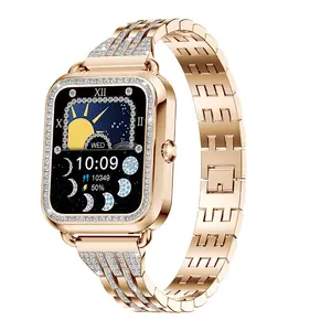 1.57 inch Smart Watch BT Call Fitness Tracker I68 Diamond Smartwatch Waterproof Beautiful Design for Women