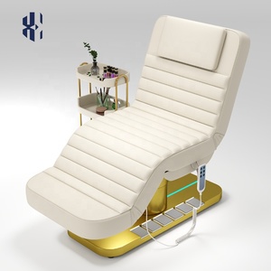 Control de pie de acero inoxidable, cama de masaje de belleza eléctrica de 3 motores con silla, cama facial de Color personalizable - Product Image 3