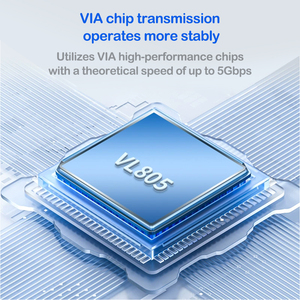 การ์ดขยาย PCIe X1 เป็น 4 พอร์ต <span class=keywords><strong>USB</strong></span> 3.0, ชิป VIA VL805 ความเร็ว 5Gbps สำหรับเดสก์ท็อปพีซี รองรับ SATA Power PCI-E 1X/4X/8X/16X - Product Image 4