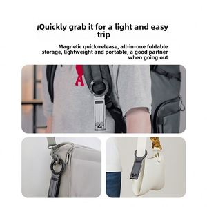 X920 New <b>Travel</b> Portable Magnetic Phone <b>Tripod</b> Stand Aluminium Foldable Pocket Adjustable Cell Phone Stand - Product Image 3