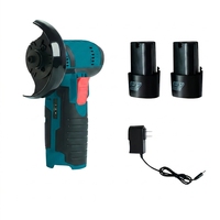 Meuleuse d'angle portative industrielle transfrontalière à moteur à balais, alimentée par batterie lithium-ion rechargeable, pour polissage DIY en gros