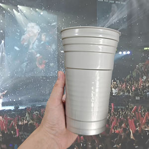 Vaso Térmico de Aluminio Duradero de 16/32 oz con Logotipo Personalizado para Fiestas, Taza de Café de Gran Capacidad para Uso en Exteriores - Product Image 1