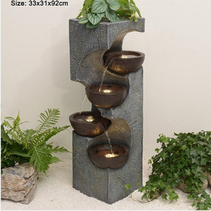 Statue de Bouddha grandeur nature pour <span class=keywords><strong>jardin</strong></span>, fontaine d'eau, cascade, sculpture pour la décoration de cour, de <span class=keywords><strong>jardin</strong></span> ou d'hôtel - Product Image 5