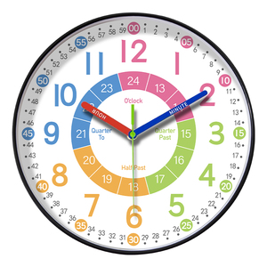 Zhongnaier Hot Bán 12 Inch Đồng Hồ Treo Tường Trang Trí Nội Thất Sáng Tạo Trẻ Em Đồng Hồ Treo Tường Chất Lượng Cao Nhựa Đồng Hồ Treo Tường Cho Phòng Khách - Product Image 5