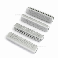 Embout de ceinture de haute qualité en alliage de zinc écologique, accessoire de ceinture, clip de fixation rectangulaire en métal denté pour vêtements