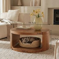 Table basse turque Senwell, design moderne et luxueux, en bois massif, écologique et durable, pour le salon