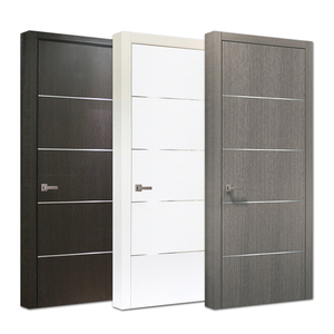Moderna casa hotel interni camera impermeabile porte in legno bagno interno a prova di umidità porta in legno wpc con telaio - Product Image 1