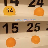 Jeu de bingo, lot de boules de bingo