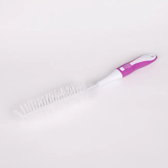 Wholesale Household Kitchen Cleaning Set Tube Bottle Washing Cleaner Bristle Kit Glass Tubing white Brush Bottle Brushes
