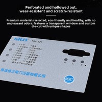 Autocollants personnalisés en soie sérigraphiée pour PC, surface mate, film PVC sur mesure, commande par bouton tactile en relief pour appareils grand public