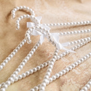 Luce di lusso perla appendiabiti in plastica ABS per principessa fata casa o negozio di abbigliamento borsa uso all'ingrosso - Product Image 4