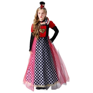 Disfraz de Halloween para Niños, Disfraz de Princesa de Cartas de Picas, Disfraz de Reina Malvada para Representaciones Escénicas - Product Image 4