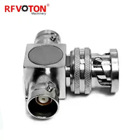 Adaptateur en T BNC Triax mâle femelle femelle 237-TRX-T 3 fentes mâle vers double adaptateur en T Triax femelle à 3 pattes