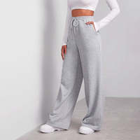 Celana Jogger Wanita Ukuran Besar Custom Plus Size, Bernapas, Berpayet, Pinggang Sedang, Kancing, Gaya Hip Hop, Oversize, Bahan Fleece, Tali Serut, Motif Print