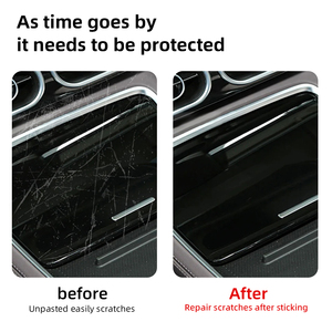 <span class=keywords><strong>Film</strong></span> <span class=keywords><strong>de</strong></span> protection PPF pour Nissan Patrol Armada 2025, accessoires intérieurs transparents en TPU, navigation GPS, panneau <span class=keywords><strong>de</strong></span> commande, console centrale - Product Image 4
