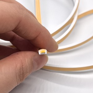 IP67 Không Thấm Nước 0305 Cong Màu Kép Rắn 3Mm Rộng 12V24V 480 Đèn COB Neon Silicone Ép Đùn Dải Ánh Sáng - Product Image 1