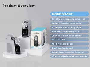 Trung Quốc OEM nhà máy nhỏ hộ gia đình nhỏ khách sạn di động tuyết nón Máy ABS nhựa đông lạnh uống Thái Lan bằng Cháo máy nước đá - Product Image 2