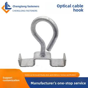 Support de fixation pour câble à fibre optique galvanisé à crochet fixe, commande en gros, avantage du fabricant, stock disponible - Product Image 2