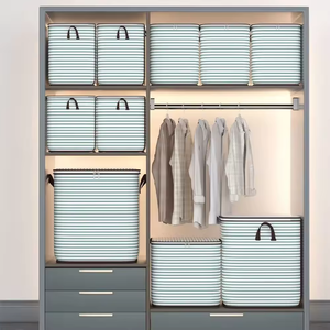 Almacenamiento de edredón de almacenamiento de ropa Extra grande de alta resistencia para organizar el dormitorio - Product Image 4