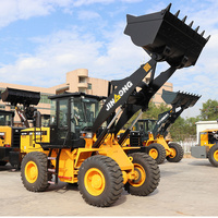 Kualitas Sempurna Pilihan Terbaik JinGong Diesel Mini Front Wheel Loader 1.7CBM Bucket Mesin Penggali Efisiensi Tinggi