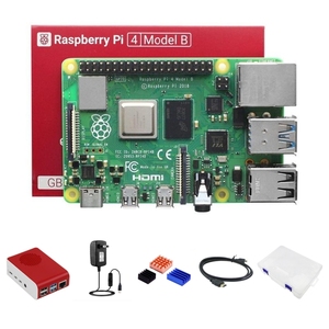 <span class=keywords><strong>Raspberry</strong></span> <span class=keywords><strong>Pi</strong></span> <span class=keywords><strong>4</strong></span> Model B 1GB, 2GB, 4GB, <span class=keywords><strong>8GB</strong></span> RAM <span class=keywords><strong>Kit</strong></span> Complet sans Carte Mémoire - Product Image 1