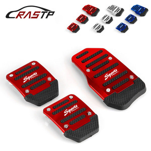 Sports <b>Pedal</b> Aluminum Alloy Red 151x80mm For Manual Transmission <b>Car</b> Upgrade - Product Image 4
