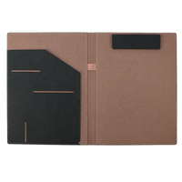 Wenshun Vintage PU cuero Padfolio con cremallera A4 Bloc de notas y tarjetero presentación carpeta y patrón de bolsa tamaño A6 A5