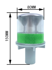 LED Solar Powered Road <b>Light</b> Push Button Switch Traffic Barricade <b>Light</b> - Product Image 3
