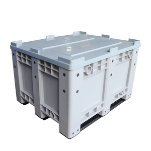 Caixa Palete de Plástico Sólido Reforçado QS para Armazenamento de Água, Tanque para Frutos do Mar, Aquicultura e Contêiner Industrial de Líquidos - Product Image 5