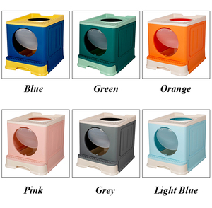 Litière <span class=keywords><strong>pliable</strong></span> <span class=keywords><strong>pour</strong></span> <span class=keywords><strong>chat</strong></span>, <span class=keywords><strong>toilette</strong></span> en plastique, nouveau Design, livraison gratuite - Product Image 5