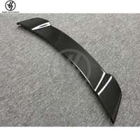 Aileron arrière double couche en fibre de carbone sèche style Tehart pour Porsche Carrera 992 Turbo S 2020-2023
