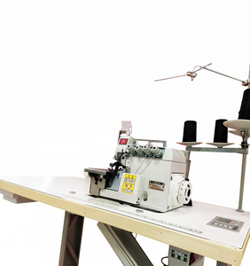 <span class=keywords><strong>Machine</strong></span> à <span class=keywords><strong>coudre</strong></span> industrielle à double aiguille à grande vitesse, point plat surjeteur à quatre fils pour vêtements de bébé RNEX4-4 - Product Image 2