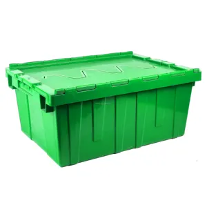 중국 만든 고체 Nestable 스택 저장 이동 컨테이너/플라스틱 상자 물고기/해산물 저장
