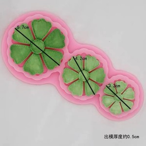 Leaf Silicone Mold Set 4 Cavities For Cake Chocolate Decorating - Product Image 3