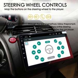 Radio para Auto con CarPlay Inalámbrico y Voz AI para Honda Civic Hatchback 8 2006 2008, Navegación GPS, Android 13, Reproductor Multimedia de Video - Product Image 2