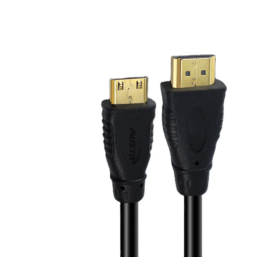 สาย HDMI ขนาดเล็กความเร็วสูงเป็น HDMI สาย2.0 HDMI ตัวผู้ชุบทอง4K รองรับ3D 4K 60Hz 18Gbps สำหรับ HDTV