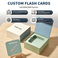 Cartes flash interactives d'apprentissage pour enfants, personnalisées et imprimées, pour le développement cognitif précoce et la reconnaissance des mots