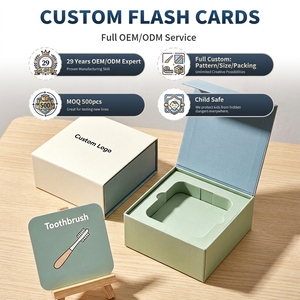 Cartes flash interactives d'apprentissage pour enfants, personnalisées et imprimées, pour le développement cognitif précoce et la reconnaissance des mots - Product Image 1